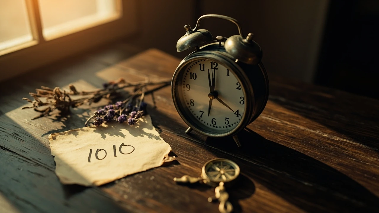 10:10 engelszahl – symbolische Darstellung der Spiegelstunde