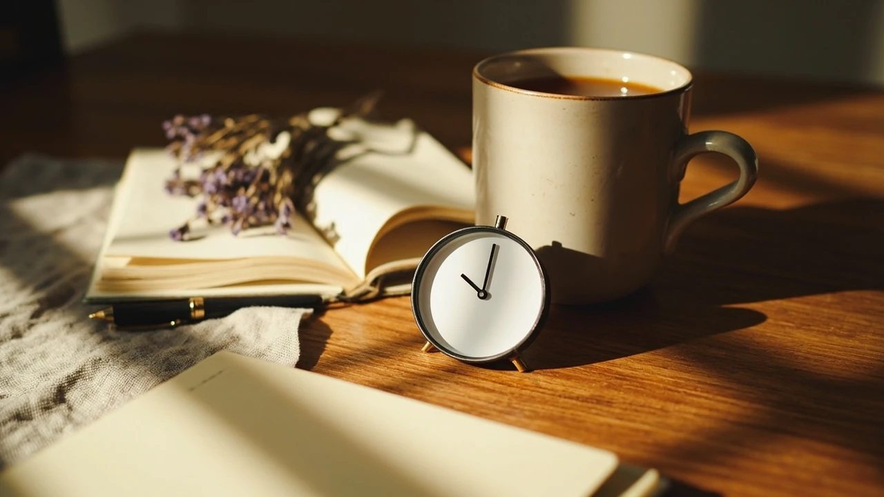 Analoge Uhr zeigt 12:12 Uhr als Symbol für die Spiegelzahl